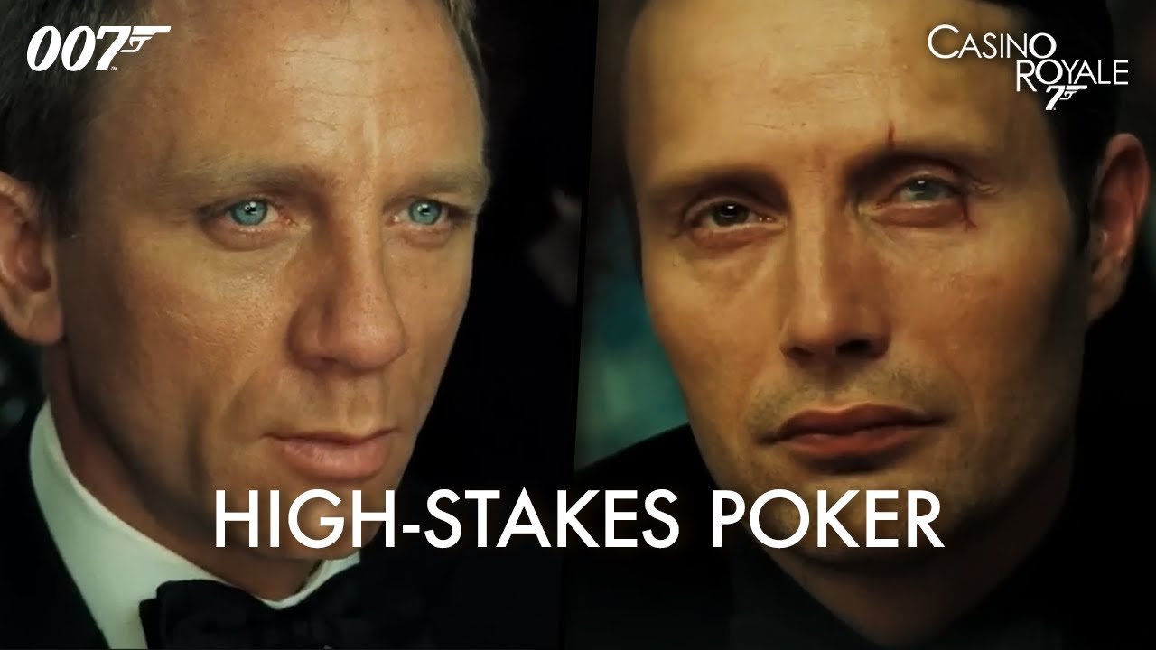 CASINO ROYALE | Poker Game – Daniel Craig, Mads Mikkelsen | James Bond ...