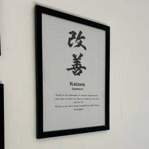 Cadre kaizen 43×30 cm