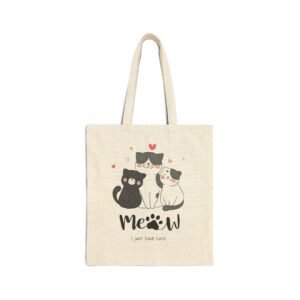 Meow I just Love Cats Tote Bag