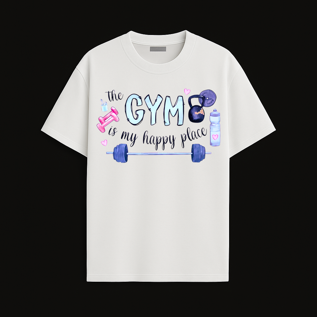 girly gym t-shirt