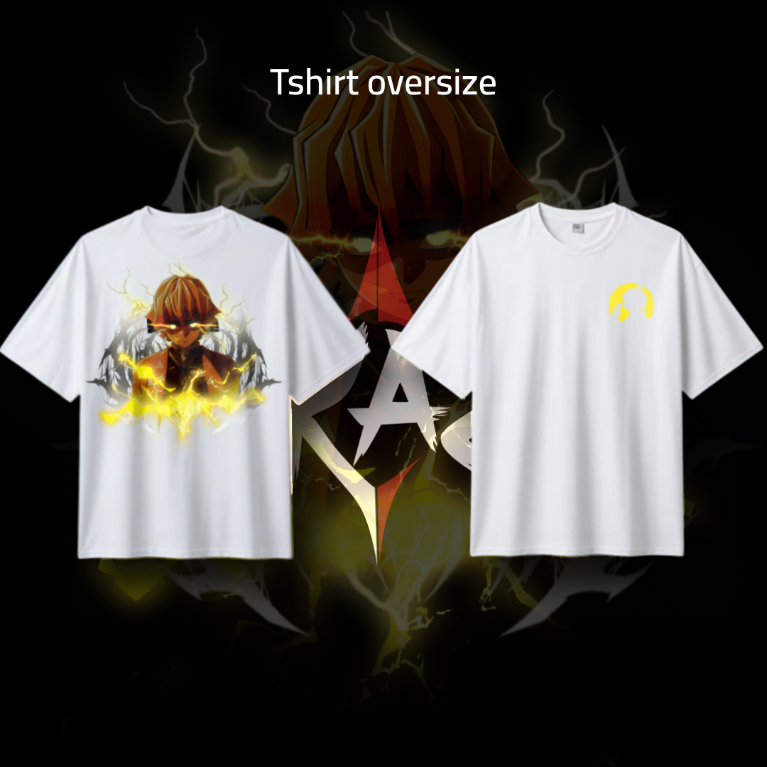 Tshirt Zenitsu oversize