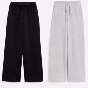 Jogger uncuffed oversize unisex cotton 100%