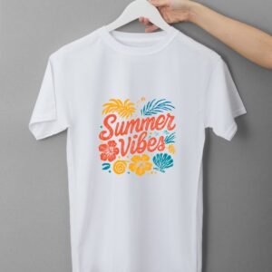 Summer Vibes T-shirt 100% Cotton