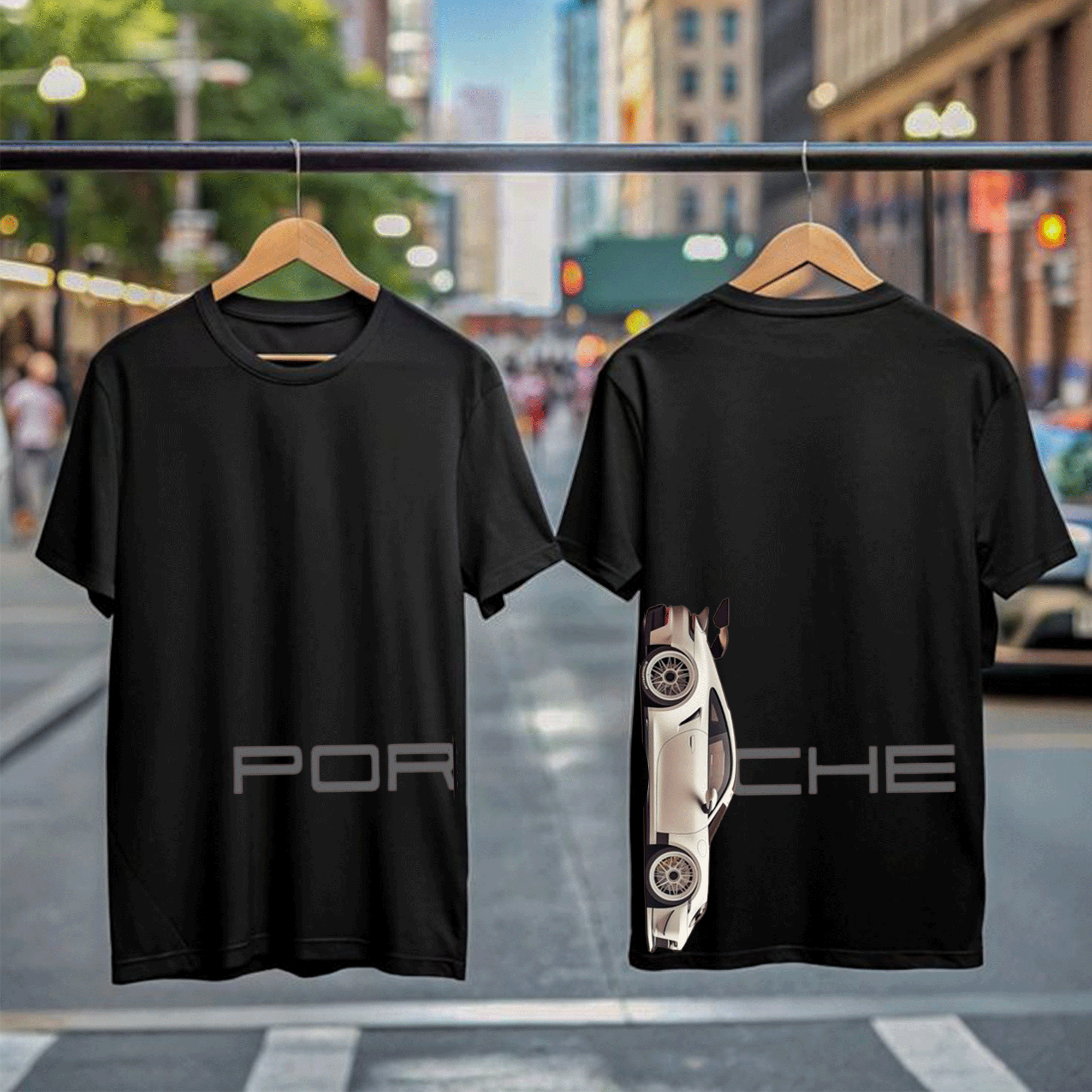 t-shirt oversized porche
