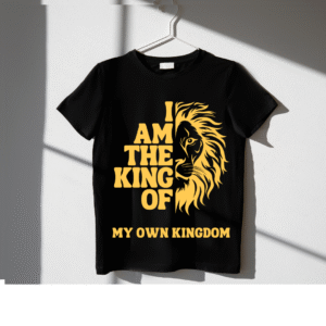 t-shirt oversized I am the king