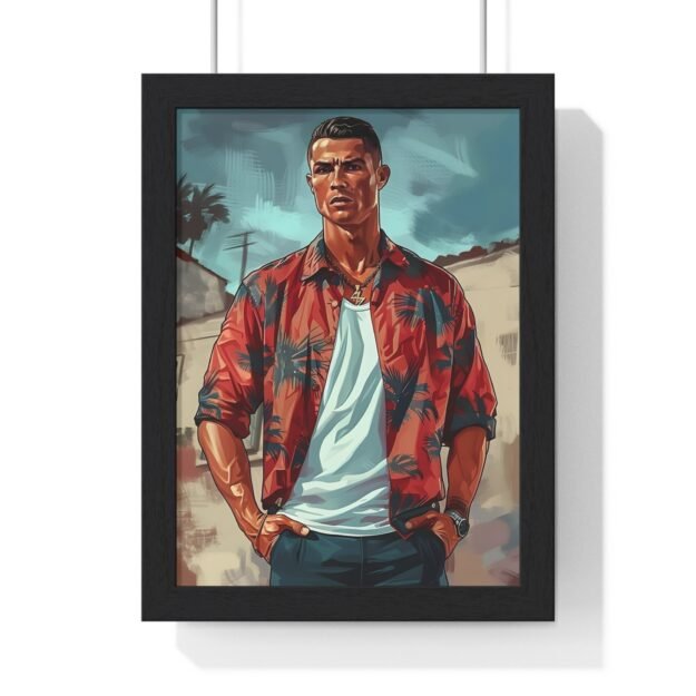 cadre cristiano ronaldo 40x30