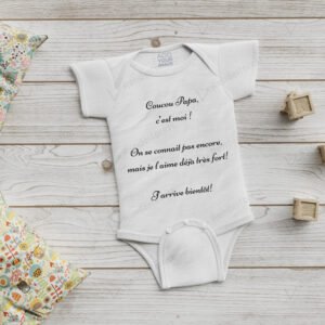 Grenouillere Personnalisee - Bientot