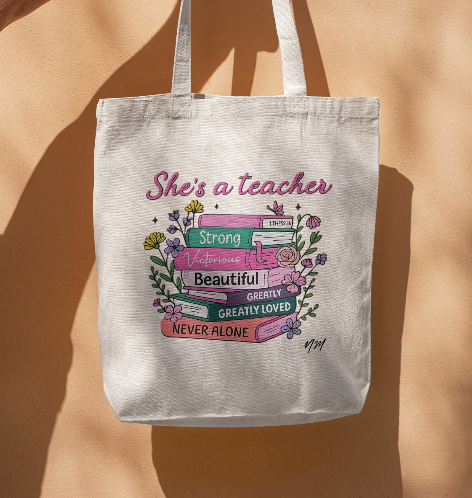 TOT BAG SHE IS A TEACHER NM