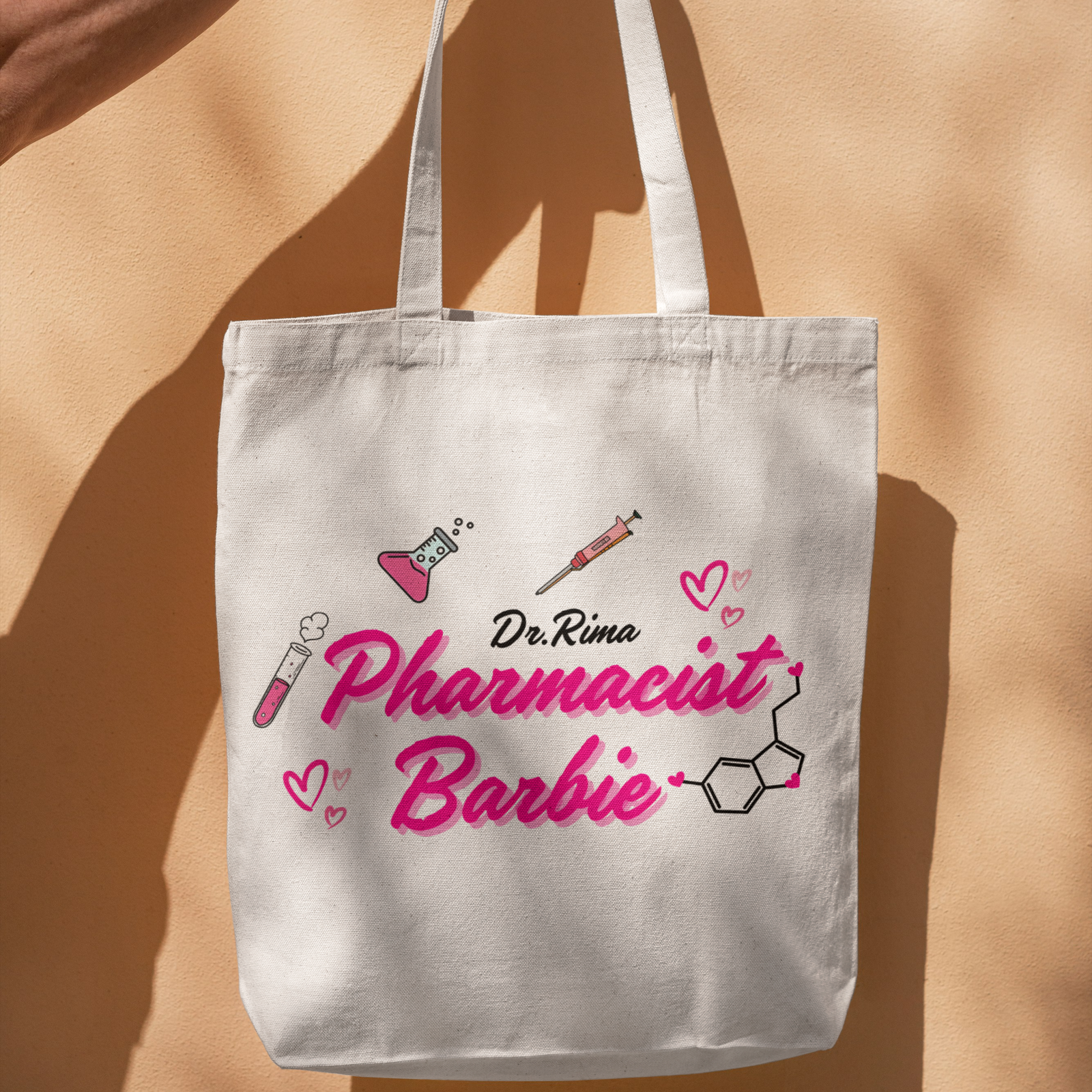 DR RIMA BARBIE PHARMACIST TOT BAG