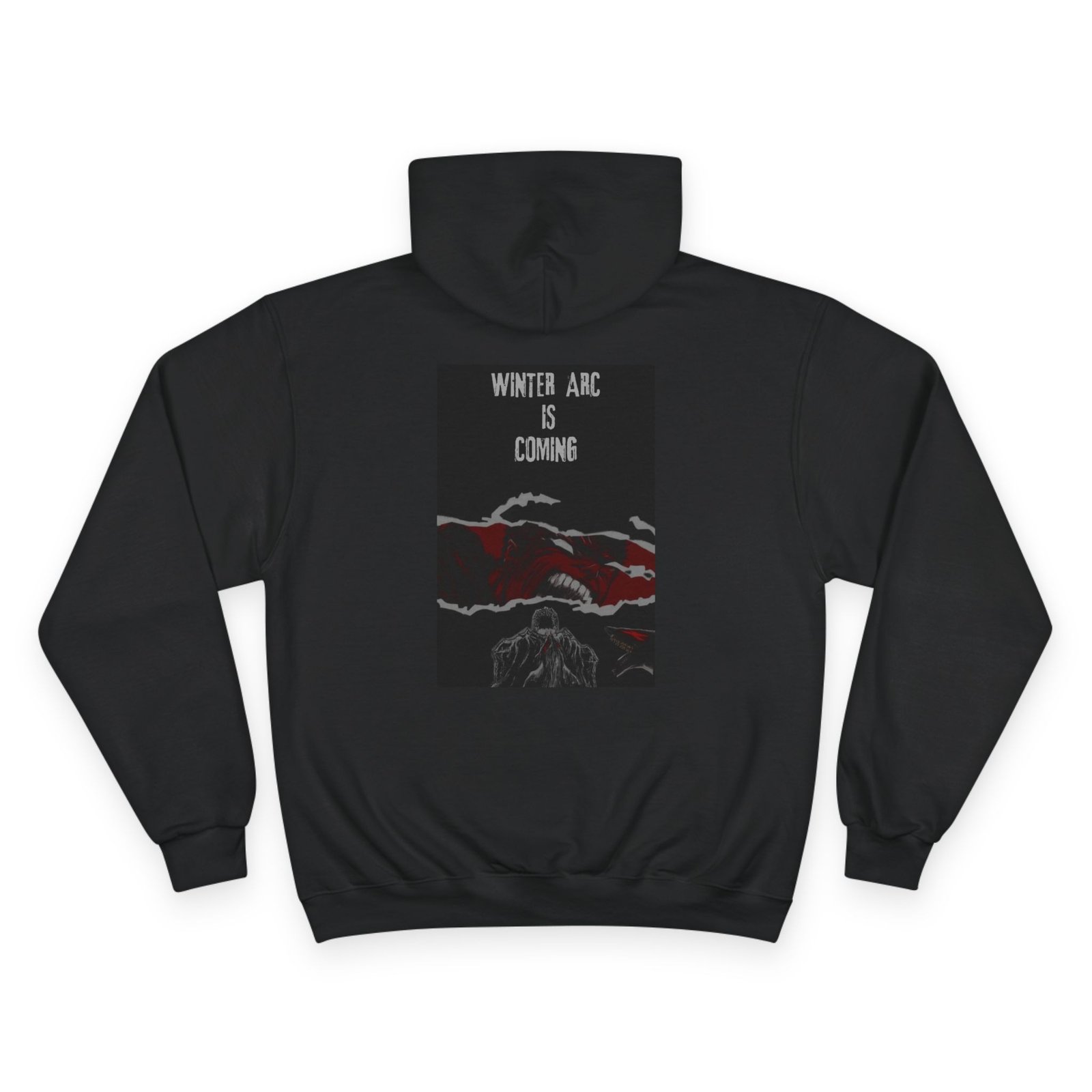 Guts Berserk Winter Hoodie – 100% Cotton Streetwear for the Cold Arc هودي بيرسيرك الشتوي – قطن ناعم ١٠٠٪ بتصميم مستوحى من غاتس - الصورة 5