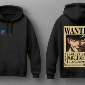 هودي بتصميم من الأمام الجهة اليمنى و بتصميم من الخلف أبعاد التصميم الأمامي: 10x10 المكان: على اليمين أبعاد التصميم الخلفي: 35x35