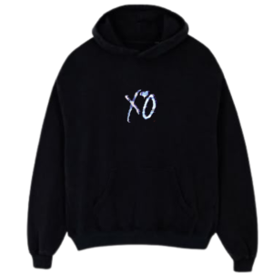the weeknd hoodie back desgin (35*35 front desgin (10*10)