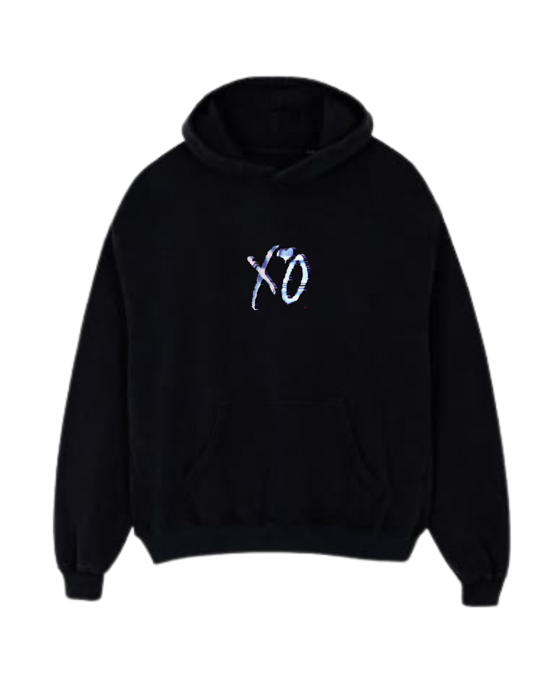 the weeknd hoodie back desgin (35*35 front desgin (10*10)