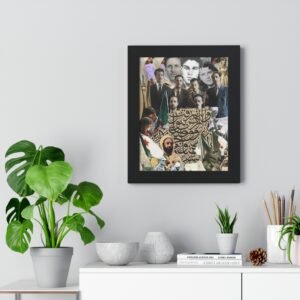 Tableau "Mémoire d'Algérie" – Collage Artistique Vintage