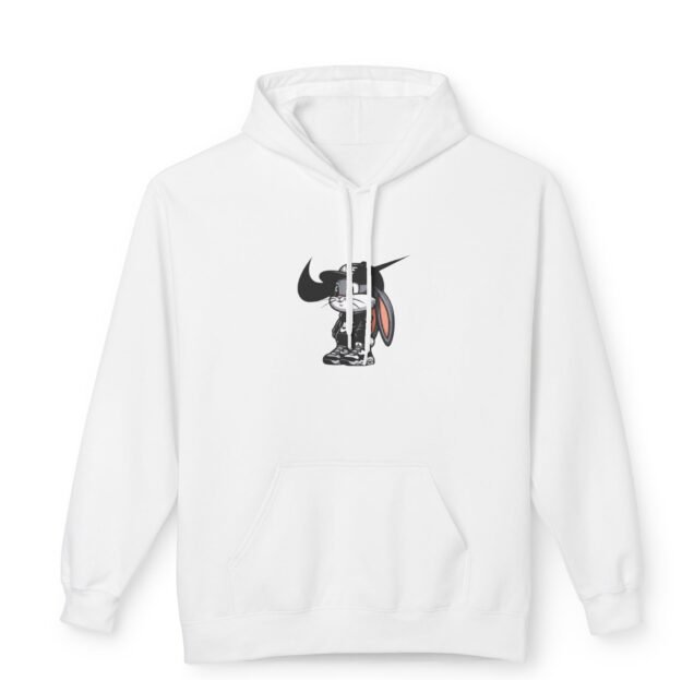 Sweat à capuche Nike Bugs Bunny - Édition streetwear moderne (Blanc)