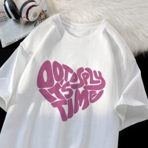 Time t-shirt oversize