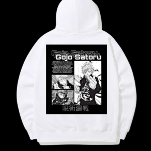 GOJO HOODIE BACK DESGIN (35*35) FRONT DESGIN (35*15)