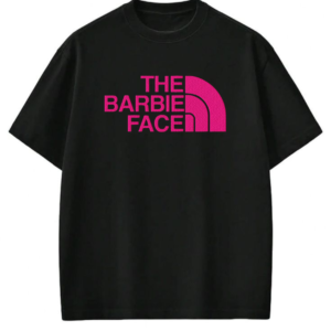 t-shirt barbie face