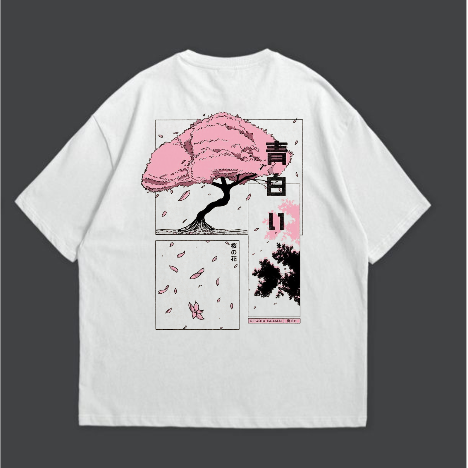 tshirt oversize white - الصورة 2