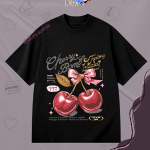 tshirt oversize cherry bomb