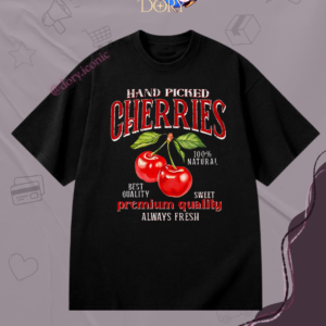 Tshirt oversize cherries