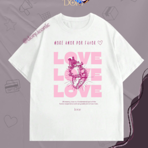 Tshirt oversize love