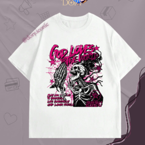 Tshirt oversize loves the world
