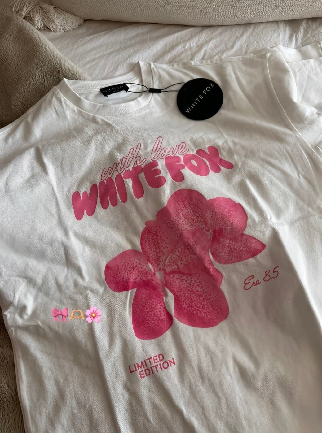 White fox tshirt oversize - الصورة 3