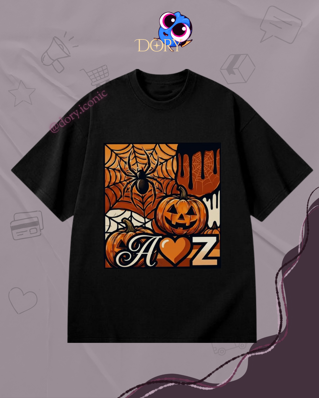 Tshirt oversize Halloween