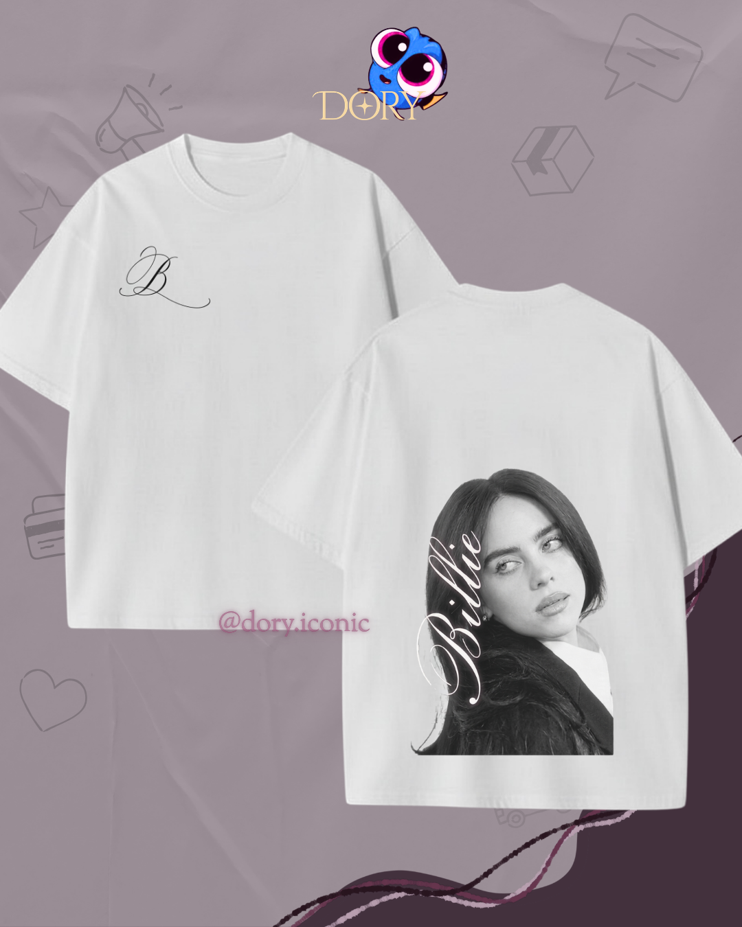 tshirt oversize billie eilish