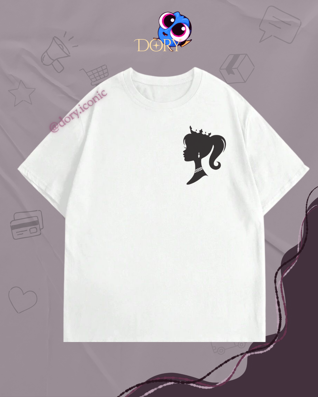 tshirt oversize barbie