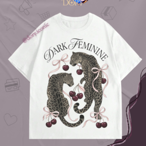 tshirt oversize dark feminine