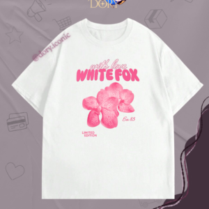 White fox tshirt oversize